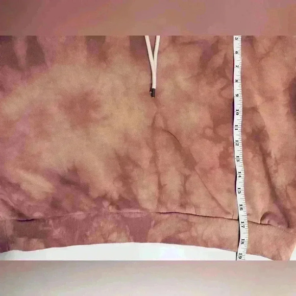 GAP Vintage Soft Cropped Hoodie in Pjnk Tie Dye, Women’s Size Small - Picture 6 of 11
